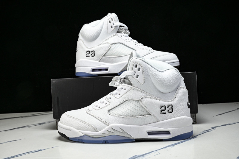 Air Jordan 5 Retro "White Metallic" HQ7978-103