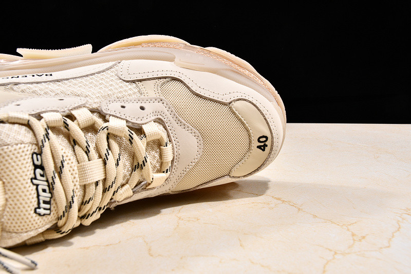 BLCG Triple-S Clear Sole Trainers 544351 W09OH 7083