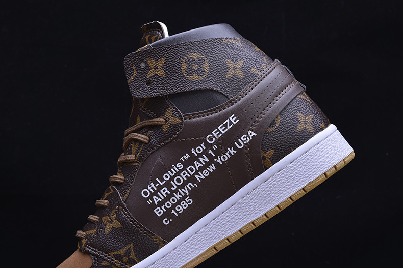 LUSV x OF x Air Jordan 1 Customs MENS AQ0818-202