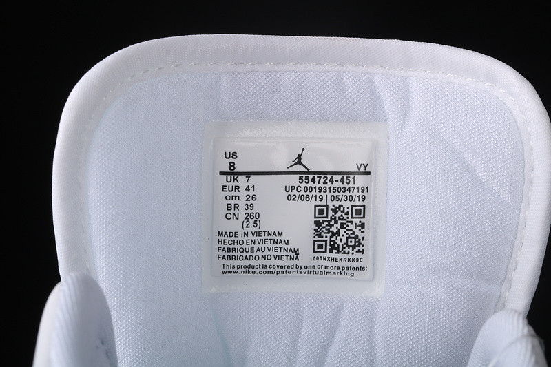 Air Jordan 1 Mid Hyper Royal/Hyper Violet-White 554724-451