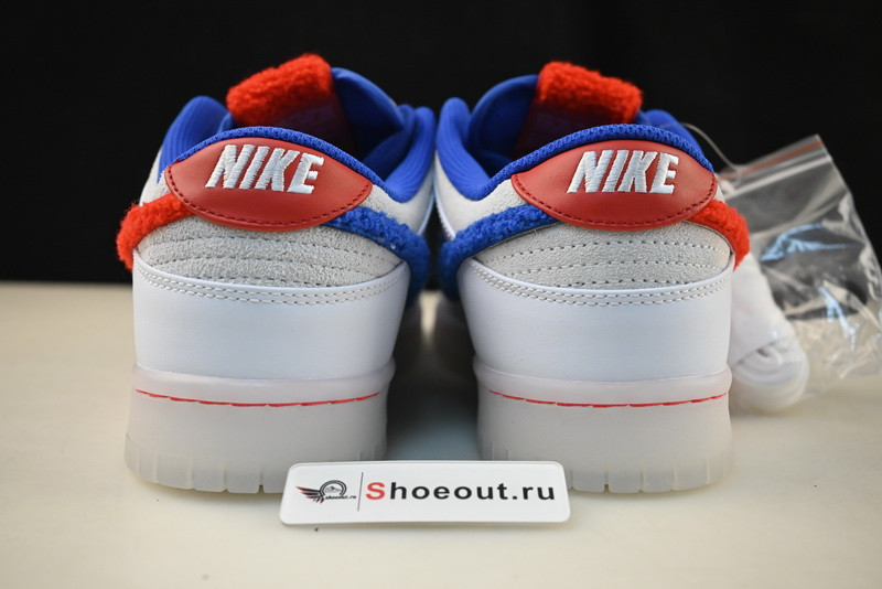 Nike Dunk Low Year of the Rabbit "White/Crimson-Varsity Royal" FD4203-161