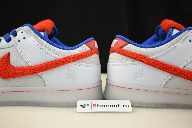Nike Dunk Low Year of the Rabbit "White/Crimson-Varsity Royal" FD4203-161