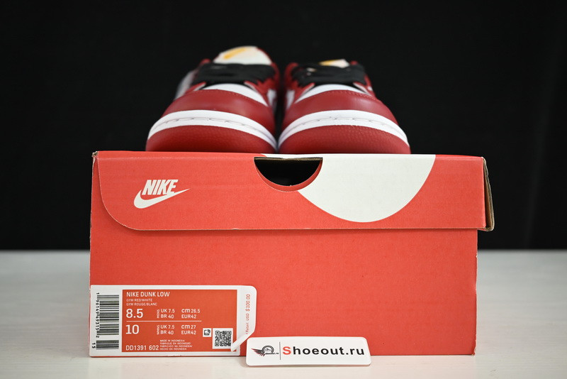 Nike Dunk Low “Gym Red” DD1391-602