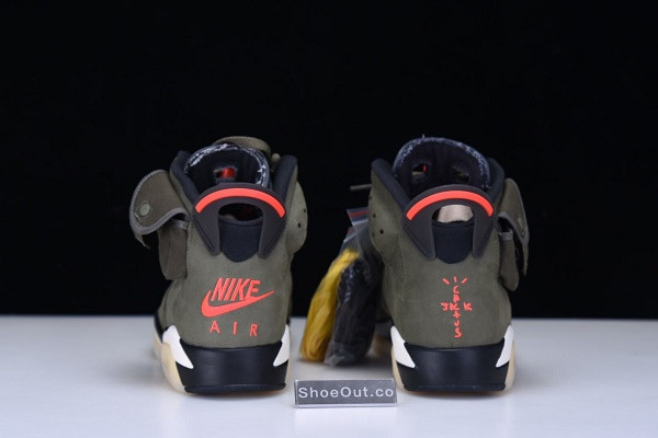 Travis Scott x Air Jordan 6 “Medium Olive” CN1084-200