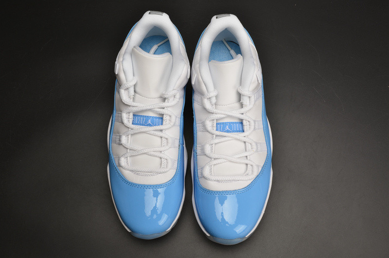AIR JORDAN 11 RETRO LOW "CAROLINA 2017 RELEASE" mens 528895-106