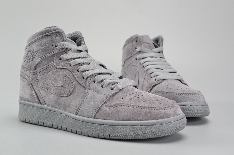 AIR JORDAN 1 RETRO HIGH BG (GS) wolf grey womens 705300-031