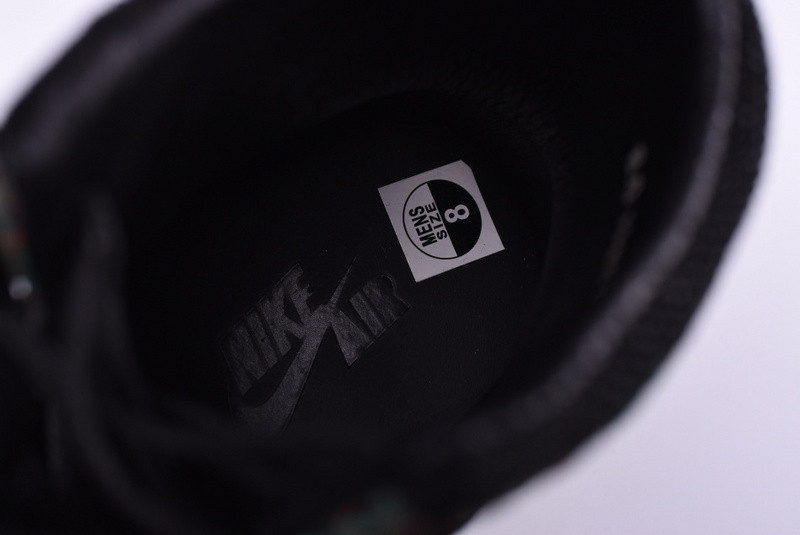 AIR JORDAN 1 RETRO HIGH FLYKNIT “BHM” Black/Lucid Green mens AA2426-026