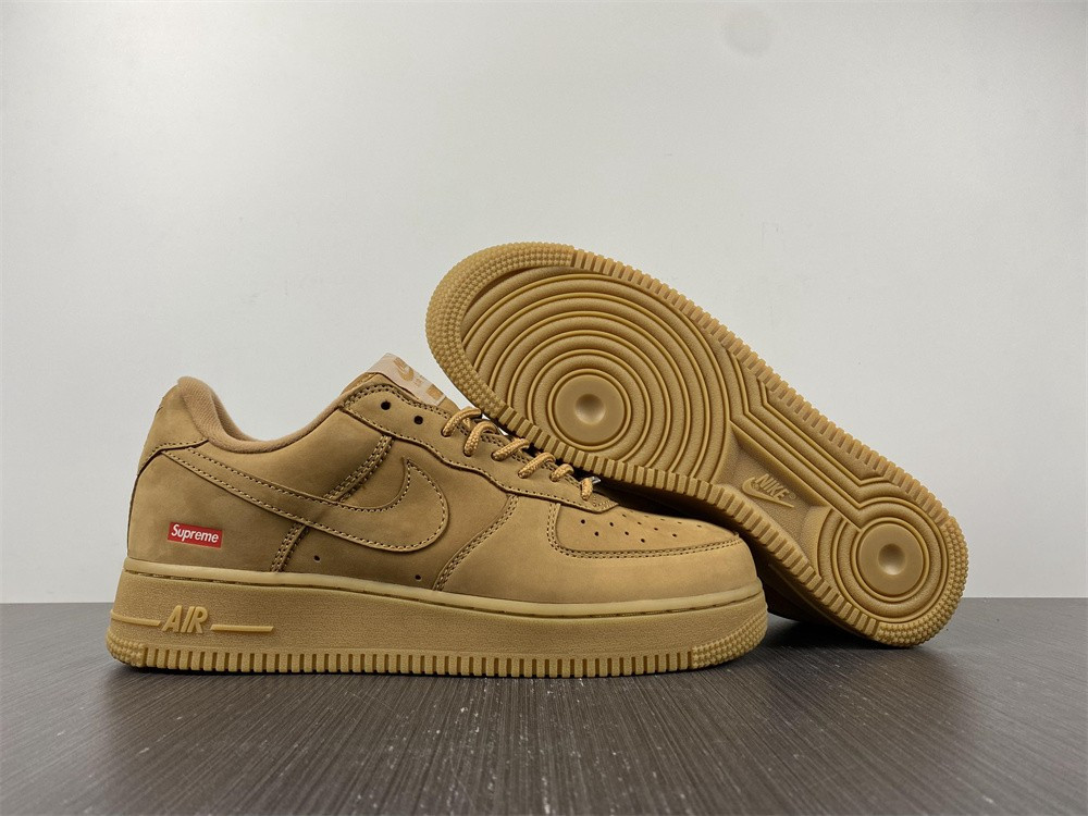 S*p reme x nike air force 1 low sp wheat dn1555-200