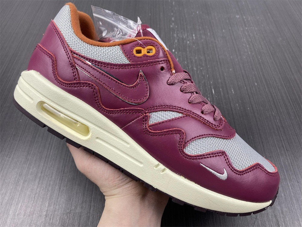 Nike Air Max 1 Patta Waves Rush Maroon  DO9549-001