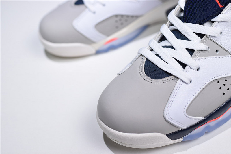 Air Jordan 6 Retro Tinker White/Infrared 23-Neutral Grey-Sail 384664-104