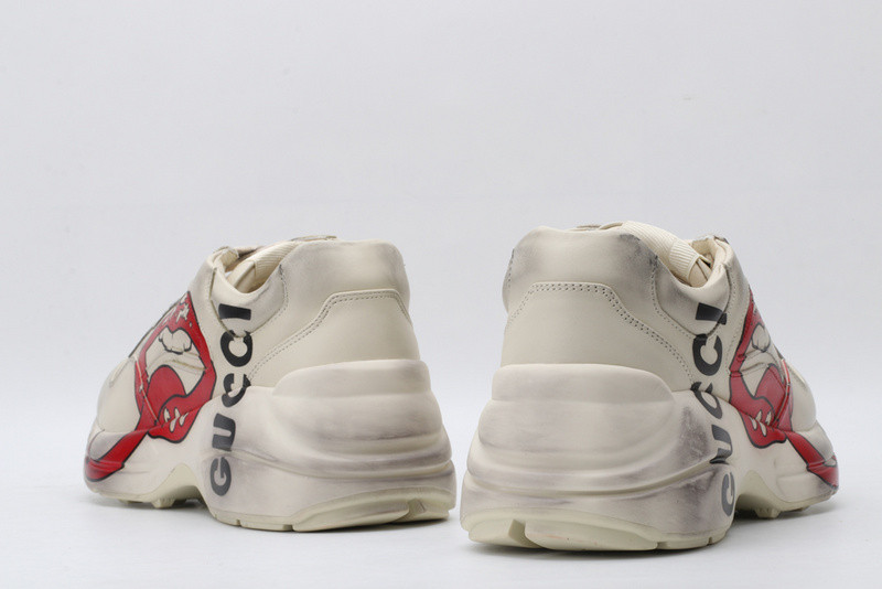 GC Rhyton Sneaker With Mouth Print 552093 A9L00 9522