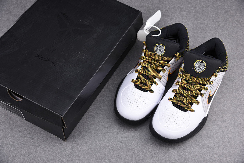 Nike Kobe 4 Protro White Black Del Sol AV6339-101