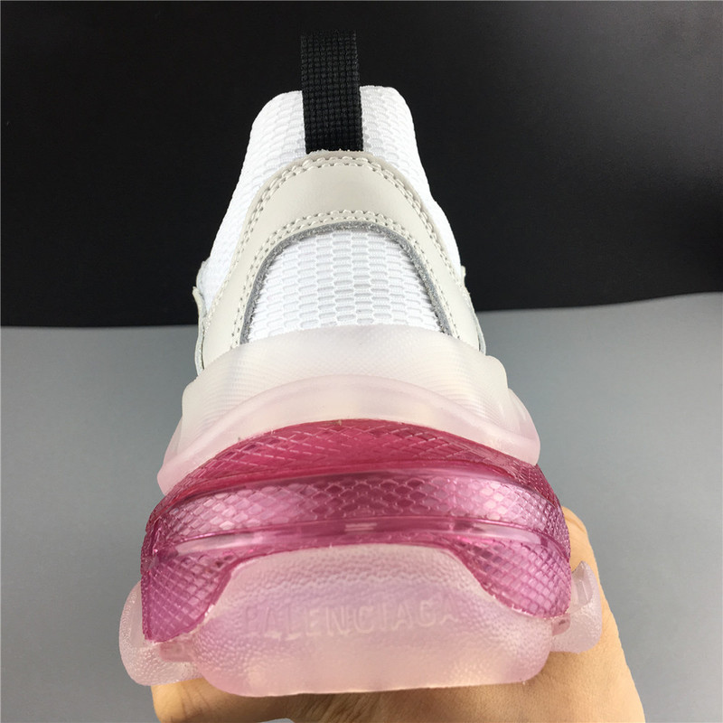 BLCG Triple S Clear Sole White Pink 544351 W09E1 1633