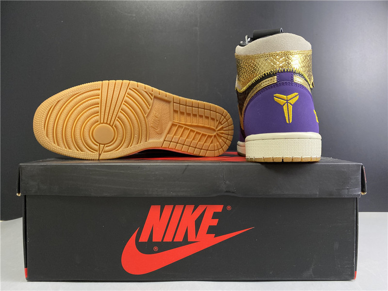 Air Jordan 1 High OG Black/Purple Gold 555088-171