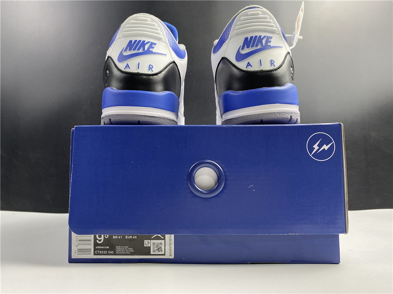 Air Jordan 3 Retro White Blue Shoes CT8532-040