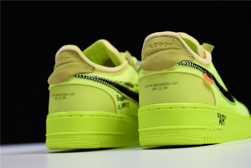 OFF White x Nike Air Force 1 Low “Volt” AO4606-700
