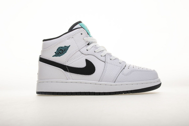 Air Jordan 1 Retro Mid BG "Hyper Jade" 554725-122