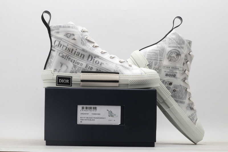 DR B23 High Top Daniel Asham Newspaper 3SH118YUO_H069