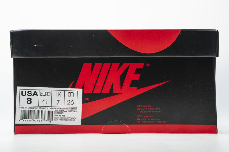 Air Jordan 1 Retro High OG “Clay Green” 555088-135