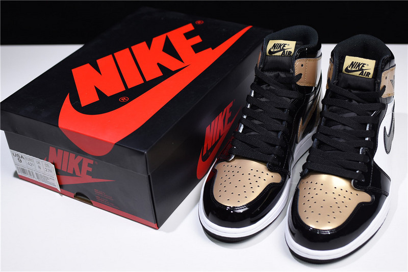 Air Jordan 1 Retro High Glod Toe 861428-007