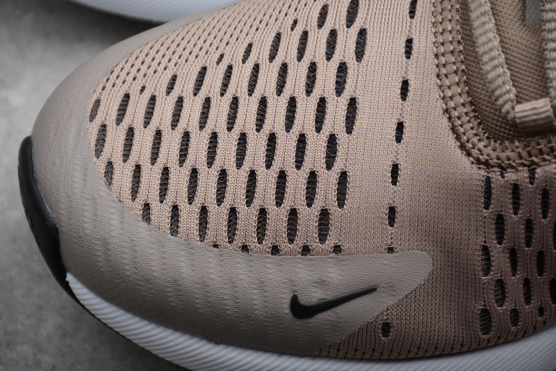 NIKE mens Air Max 270 “Sepia Stone” Black/ Summit White  AH8050-200