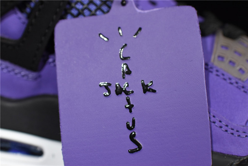 Travis Scott x Jordan 4 Retro Purple 308497-510