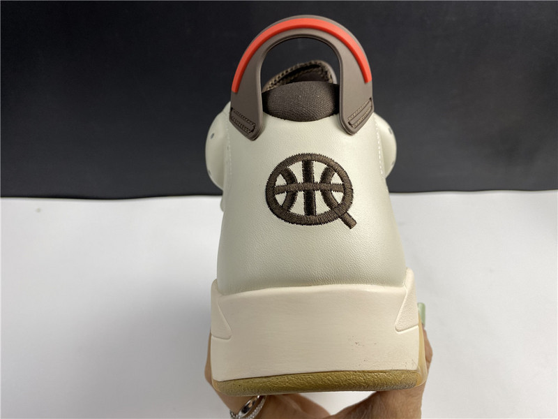 Air Jordan 6 Retro Quai54 Sail Brown CZ4152-100