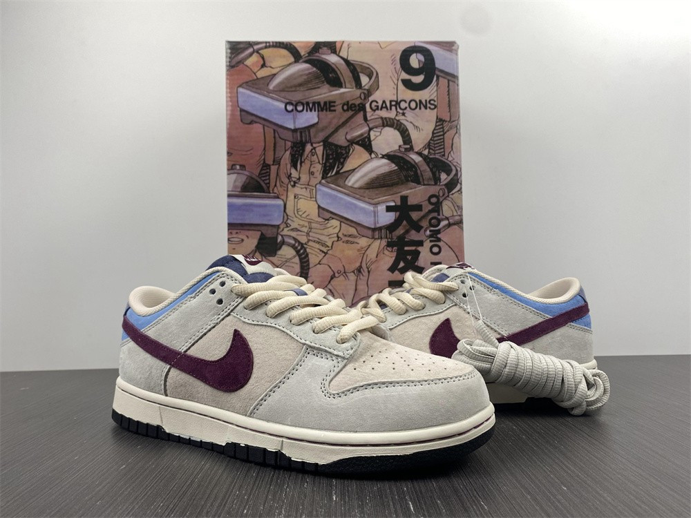 Otomo Katsuhiro x Nike SB Dunk Low Steamboy OST Dark Red Blue LF0039-005