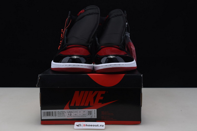 AIR JORDAN 1 HIGH OG “BRED PATENT” 555088-063