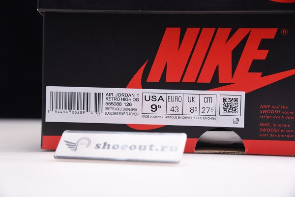 Air Jordan 1 High OG “Light Smoke Grey” 555088-126