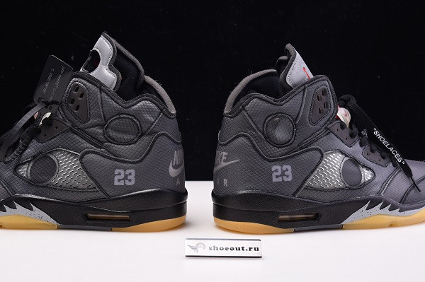 OFF White x Air Jordan 5 Black CT8480-001