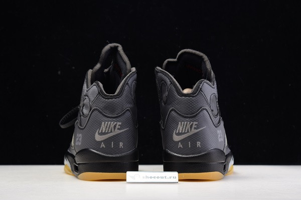 OFF White x Air Jordan 5 Black CT8480-001
