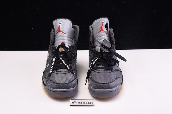 OFF White x Air Jordan 5 Black CT8480-001