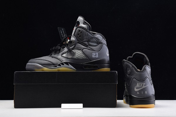 OFF White x Air Jordan 5 Black CT8480-001