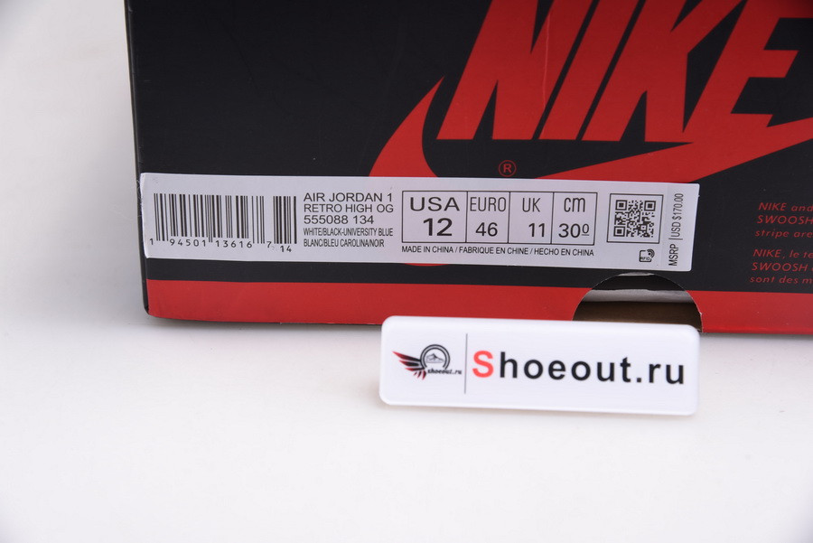 Air Jordan 1 High OG “University Blue” 555088-134