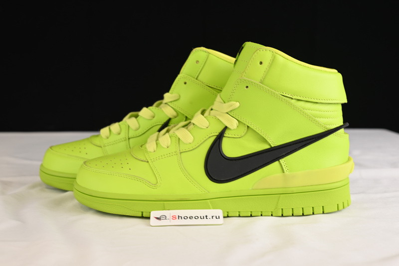 Ambush x Nike Dunk High “Flash Lime” CU7544-300
