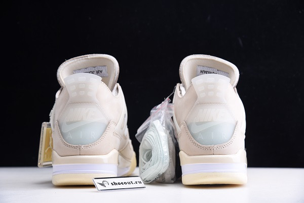 OFF White x Air Jordan 4 “Sail” CV9388-100