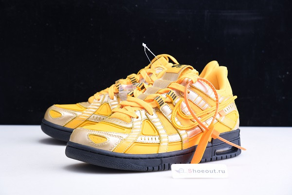 OFF White x Nike Air Rubber Dunk “University Gold” CU6015-700