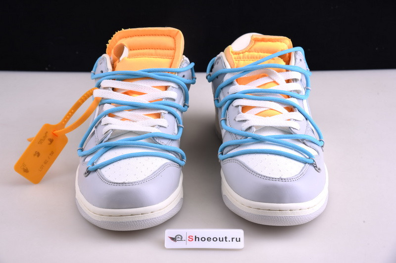 OF x Nike Dunk Low Beige Grey Lot 2 DM1602-115