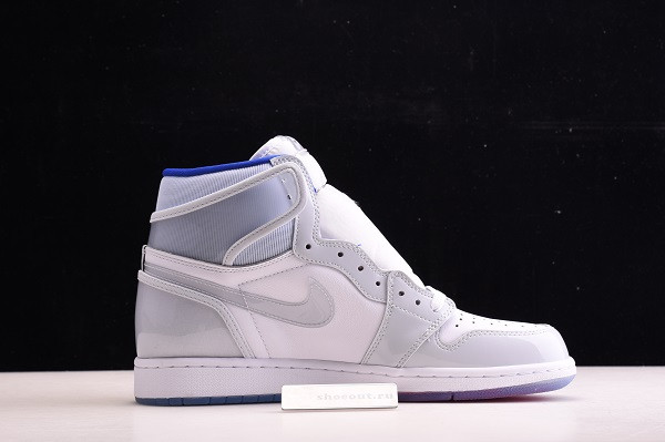 Air Jordan 1 Retro High Zoom White Racer Blue CK6637-104