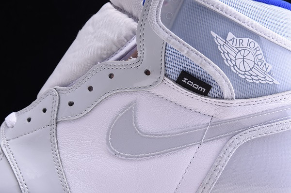 Air Jordan 1 Retro High Zoom White Racer Blue CK6637-104