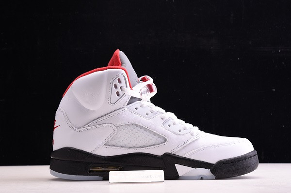 Air Jordan 5 Retro Fire Red Silver Tongue (2020) DA1911-102