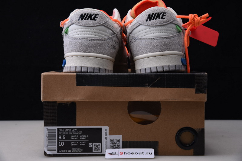 OF x Nk Dunk Low NO.31 Of 50 DJ0950-116