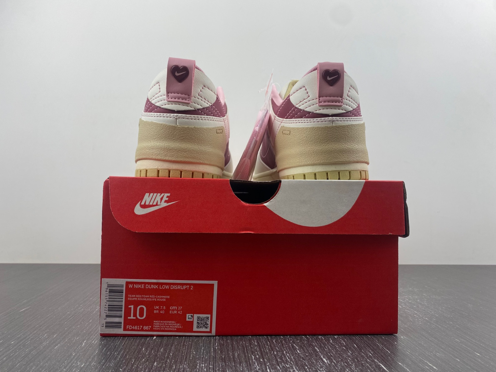 Nike Dunk Low Disrupt 2 “Valentine’s Day” FD4617-667