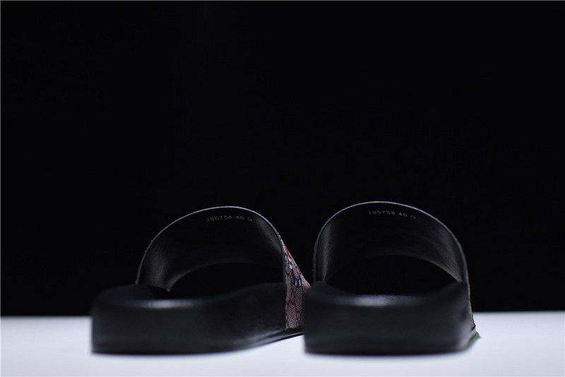 GC Leather SLIDE SANDAL with SNAKE