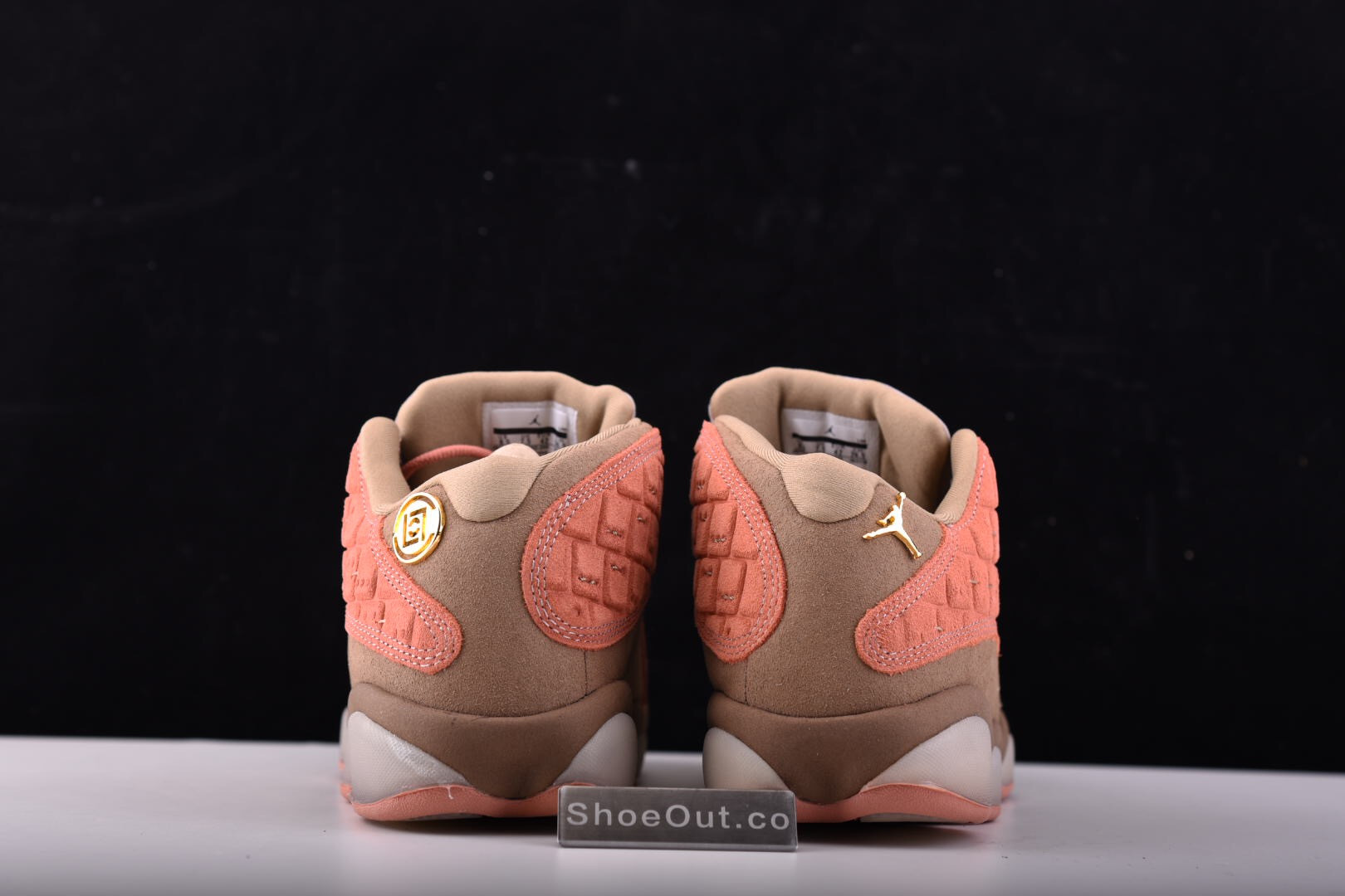 CLOT x Air Jordan 13 Low Sepia Stone/Canteen-Terra Blush AT3102-200