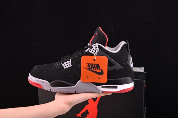2019 Air Jordan 4 Retro OG Bred Black Cement 308497-060