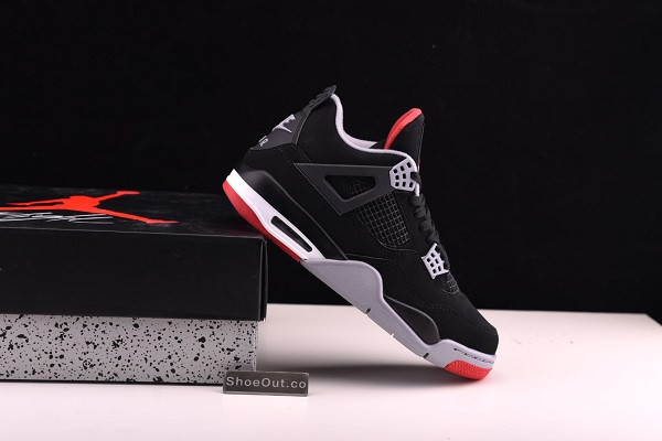 2019 Air Jordan 4 Retro OG Bred Black Cement 308497-060