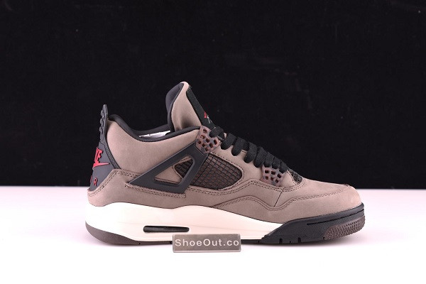 Travis Scott x Air Jordan 4 Retro Dark Mocha/Sail-Cool Grey-Red