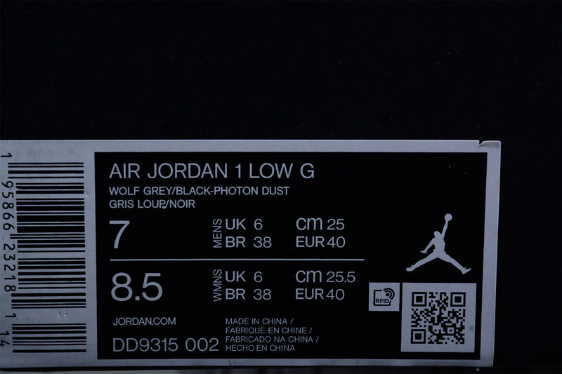Air Jordan 1 Low Golf “Wolf Grey” DD9315-002